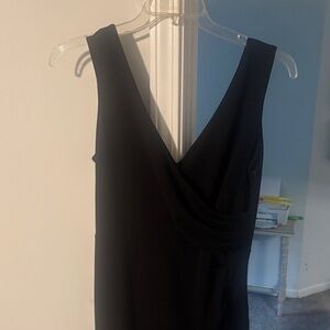 Chic Black Sleeveless Maxi Dress